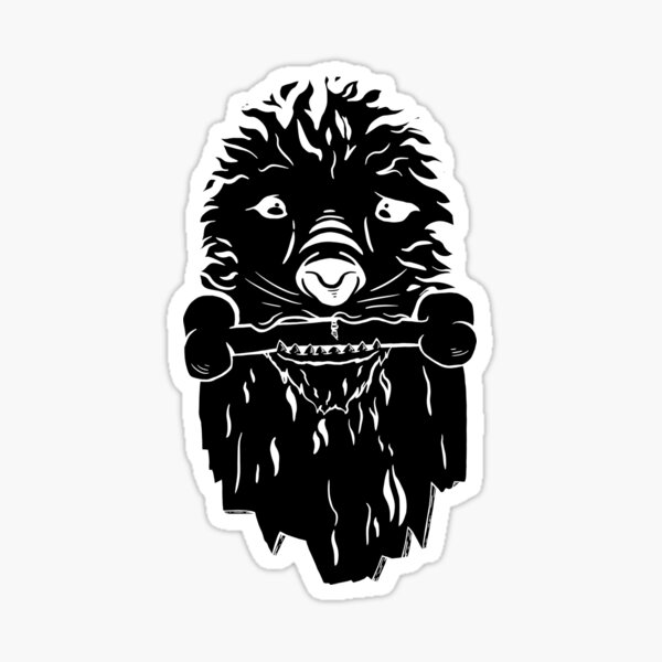 Mans Best Friends - Dog & Skateboard Sticker
