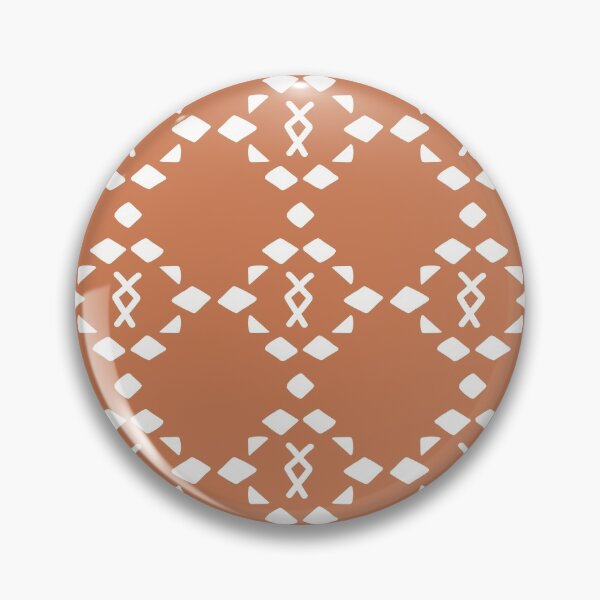 Artikelvorschau, Boho Mud Cloth Pattern auf Rostbraun entworfen und verkauft von ArunikaPrints.