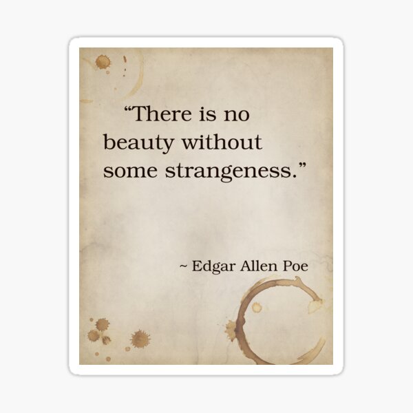 Item preview, Edgar Allen Poe Author Writer Quote Inspirational Saying Poem Passion Life Happiness Gothic Dark designed and sold by OnHeathAndMoor.
