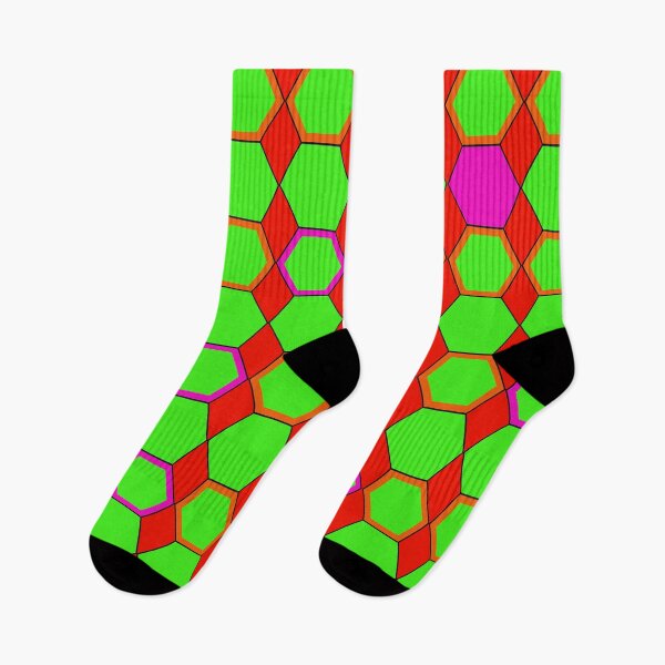 Artikelvorschau, Sechseckmuster Nr. 4 entworfen und verkauft von Fun Funky Designs.