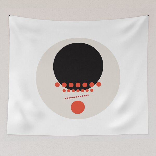 Item preview, Suprematist malevich inspired minimalist circles composition 1 designed and sold by Ricogfx.