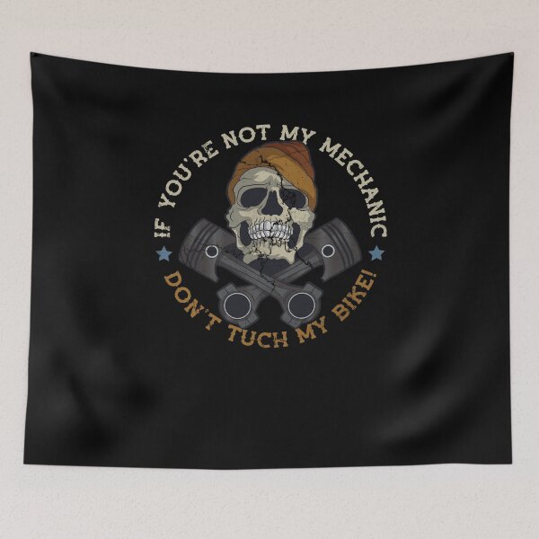 Item preview, Biker Motorcyclist Mechanic Don't tuch my bike designed and sold by FalkDania.