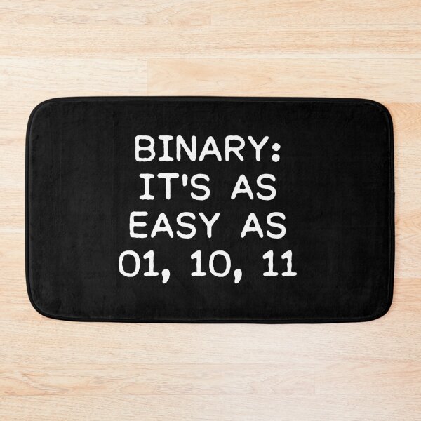 Item preview, Binary it's as easy as 01, 10, 11 designed and sold by allthetees.