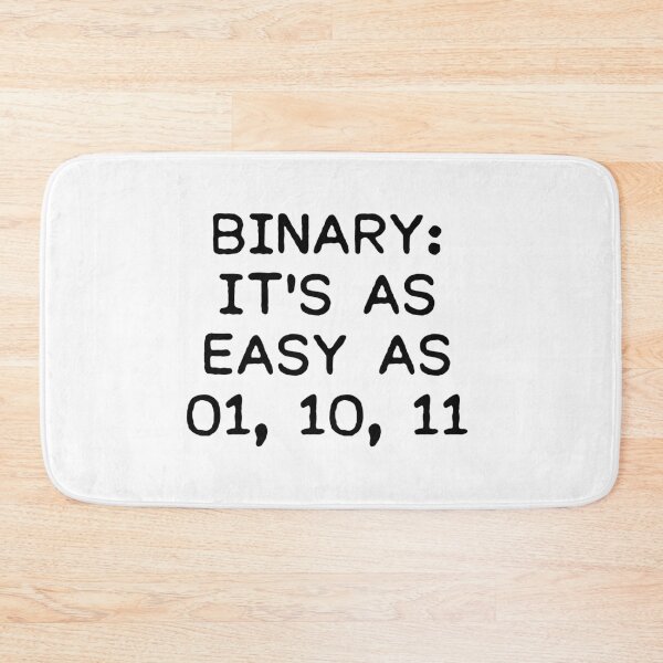 Item preview, Binary it's as easy as 01, 10, 11 designed and sold by allthetees.