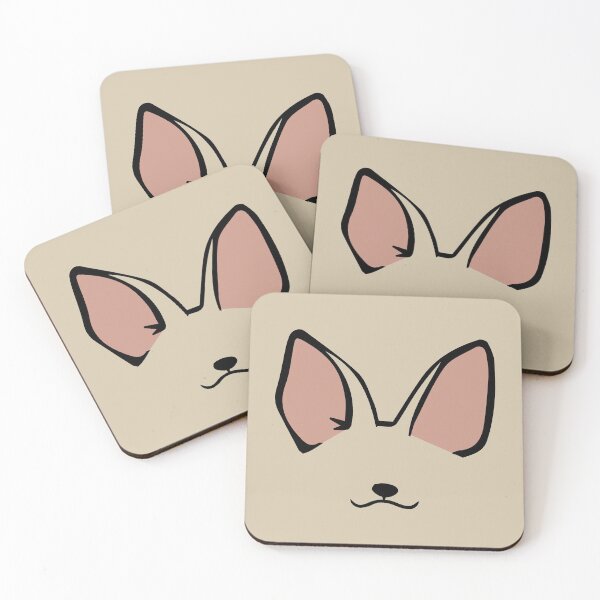 Item preview, FENNEC FOX MINIMALIST FACE designed and sold by MysticPotato.