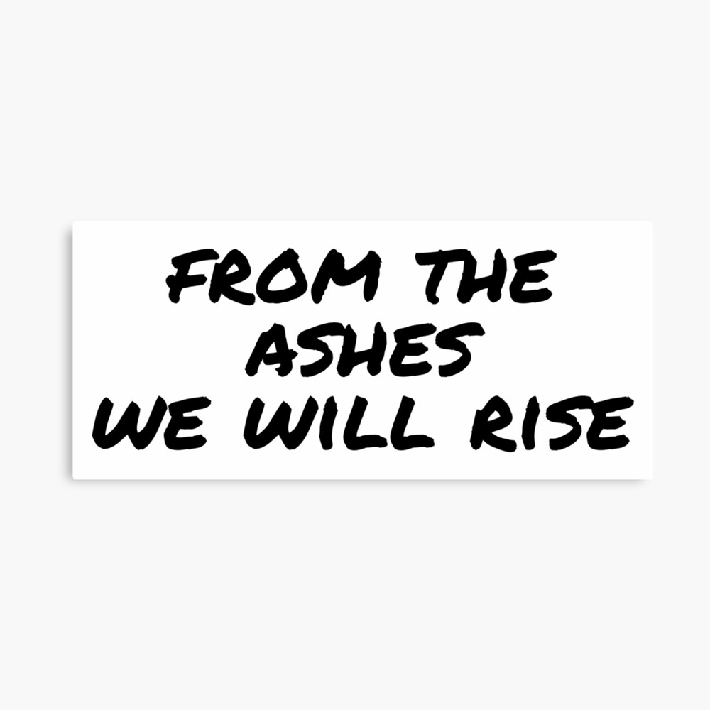 From the Ashes We Will Rise Black Block | Poster