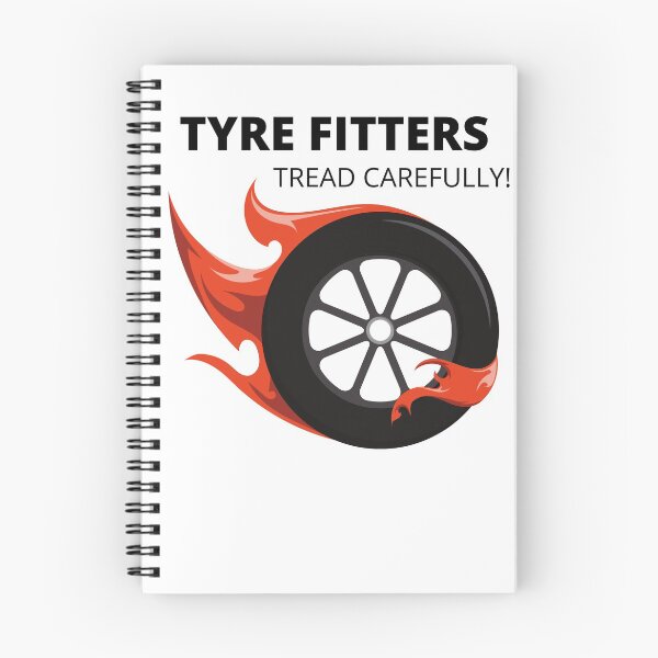 Item preview, Tyre Fitters Tread Carefully! Fun Work Design Tyre Fitting designed and sold by luvvvvvit.