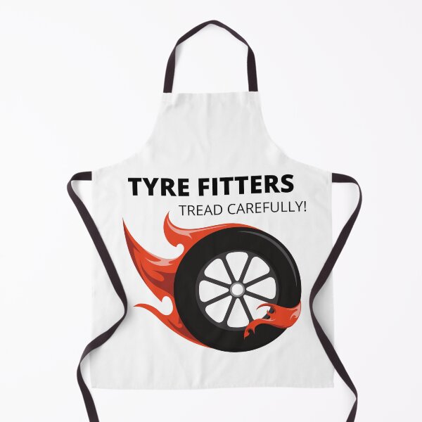 Item preview, Tyre Fitters Tread Carefully! Fun Work Design Tyre Fitting designed and sold by luvvvvvit.
