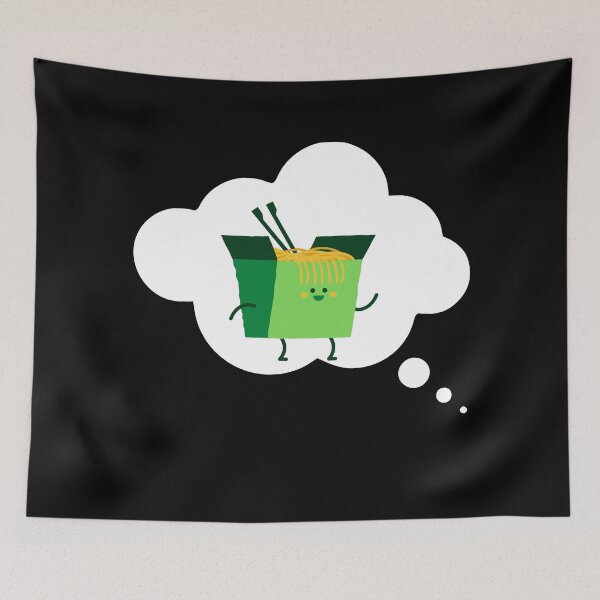 Item preview, Think Noodles (green) designed and sold by CaitU.