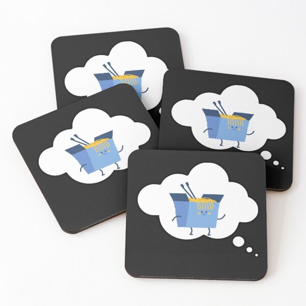 Item preview, Think Noodles (blue) designed and sold by CaitU.