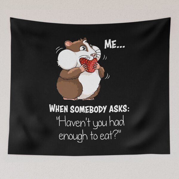 Item preview, Fluffy guinea pig longing for food design designed and sold by ARTemyzz.