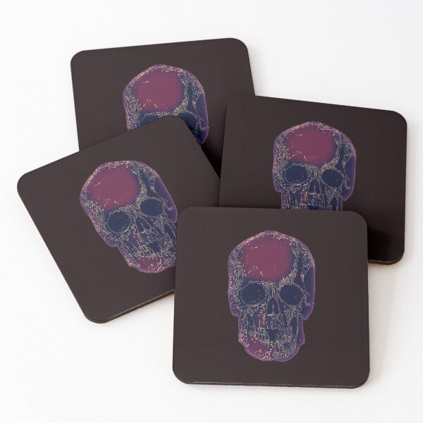 Item preview, Stylized skull potrait view with nice golden etchings designed and sold by AlexSin.