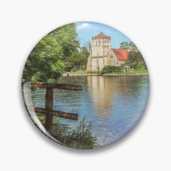 Item preview, Bisham From The Thames Path designed and sold by IanWL.