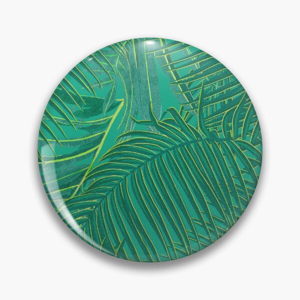 Item preview, Tropical pattern with yellow and green exotic foliage designed and sold by ANAKOTO.