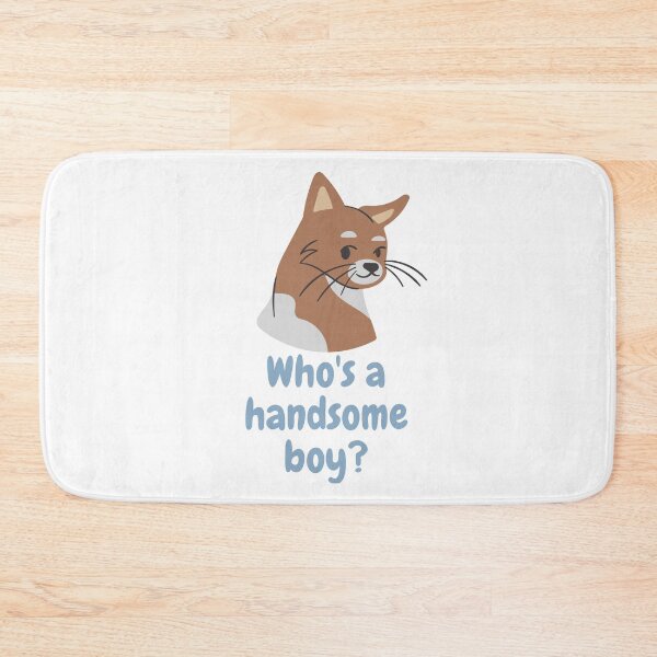 Item preview, Who's a handsome boy? Cute chocolate & grey kitten. designed and sold by FoxMire.