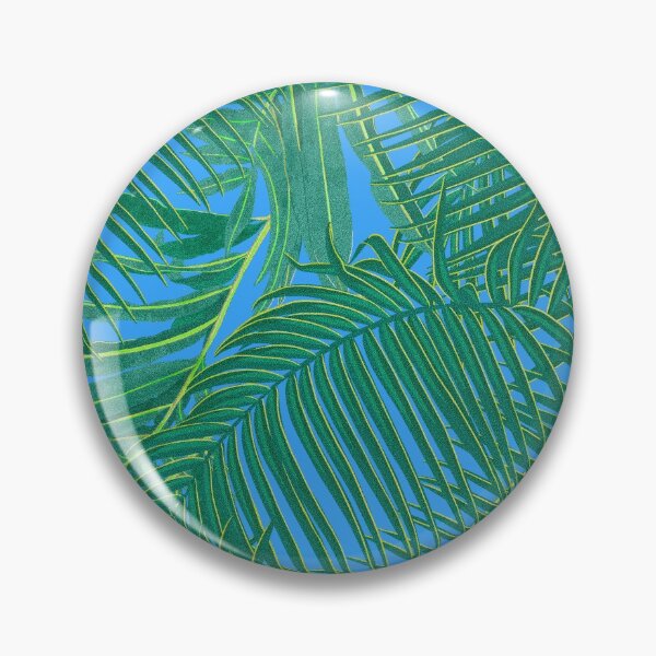 Item preview, Tropical pattern with yellow and green exotic foliage designed and sold by ANAKOTO.