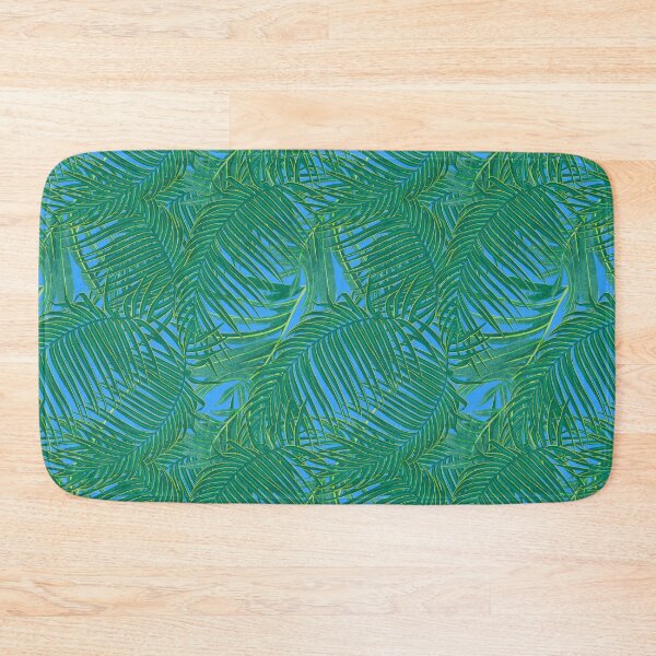 Item preview, Tropical pattern with yellow and green exotic foliage designed and sold by ANAKOTO.