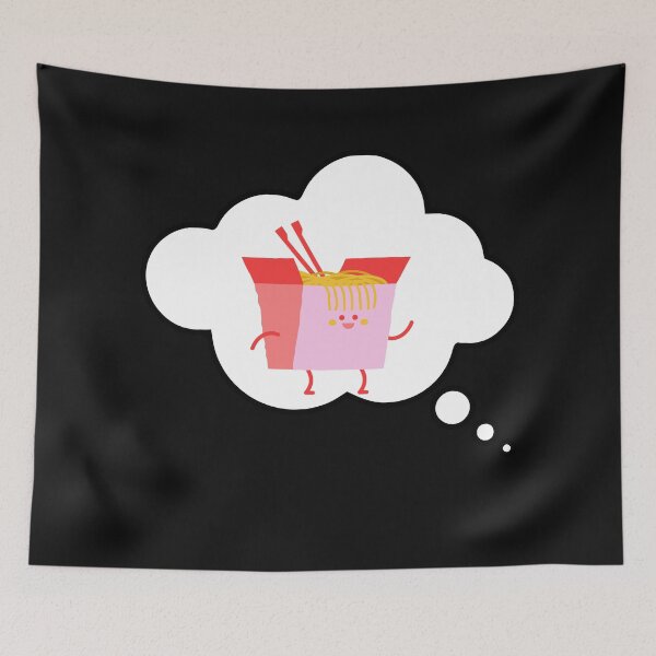 Item preview, Think Noodles (pink) designed and sold by CaitU.
