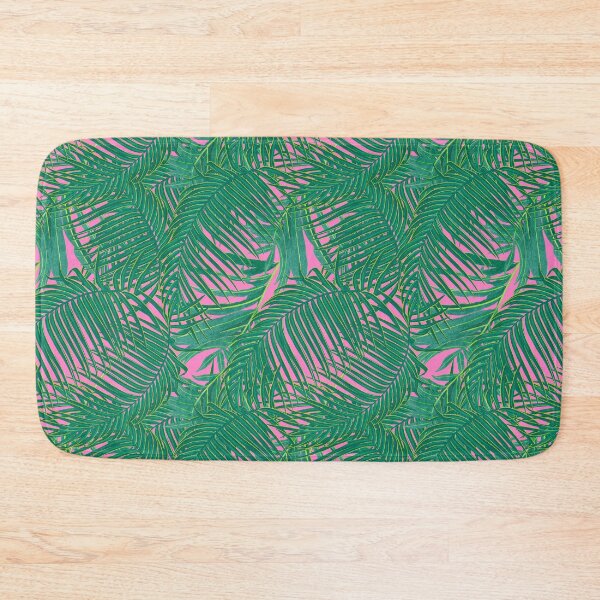 Item preview, Tropical pattern with yellow and green exotic foliage designed and sold by ANAKOTO.