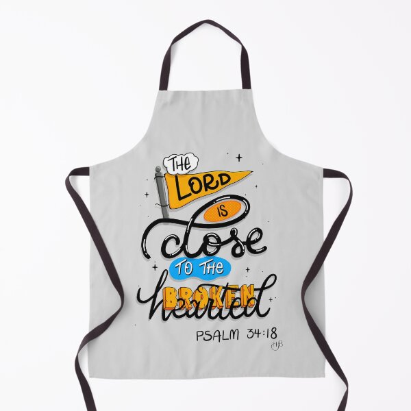 Item preview, Lord is Close to the Broken Hearted // Word art // Psalm 34:18 designed and sold by creativebakergb.