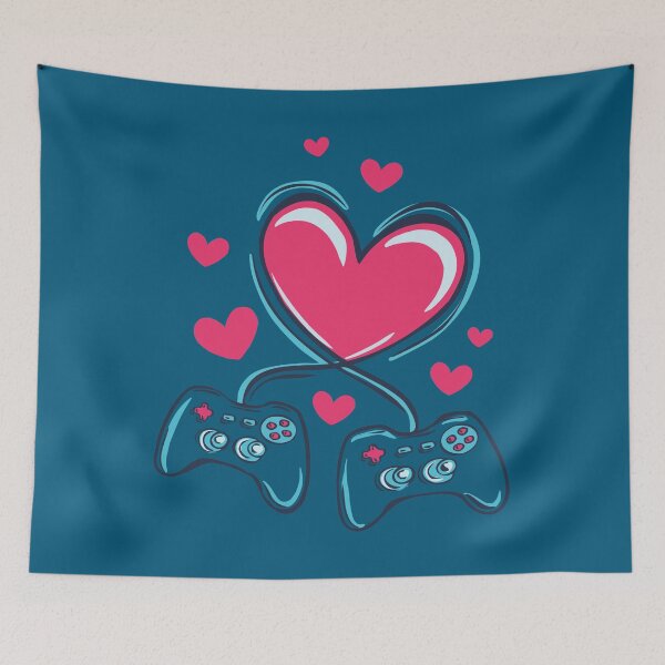 Item preview, Gaming Love, Couple Gamers designed and sold by Singhe Design.