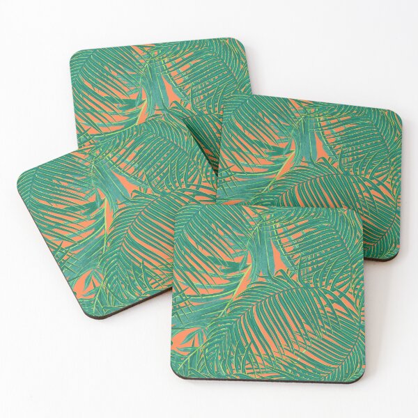 Item preview, Tropical pattern with yellow and green exotic foliage designed and sold by ANAKOTO.