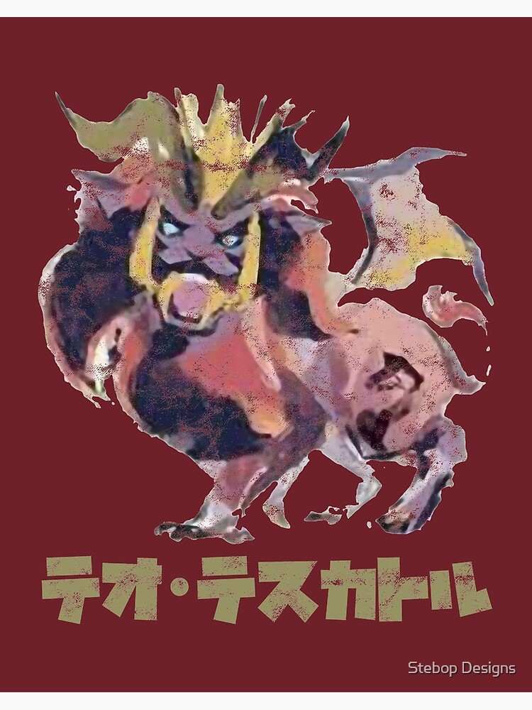 Monster Hunter Rise Diablos Kanji Icon | Art Board Print