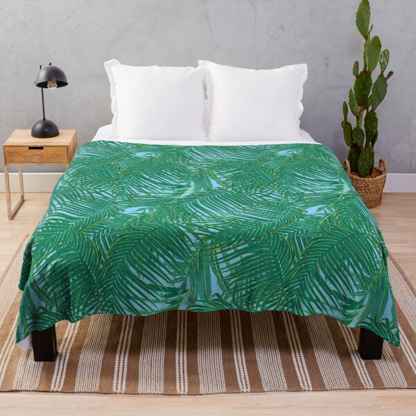 Item preview, Tropical pattern with yellow and green exotic foliage designed and sold by ANAKOTO.