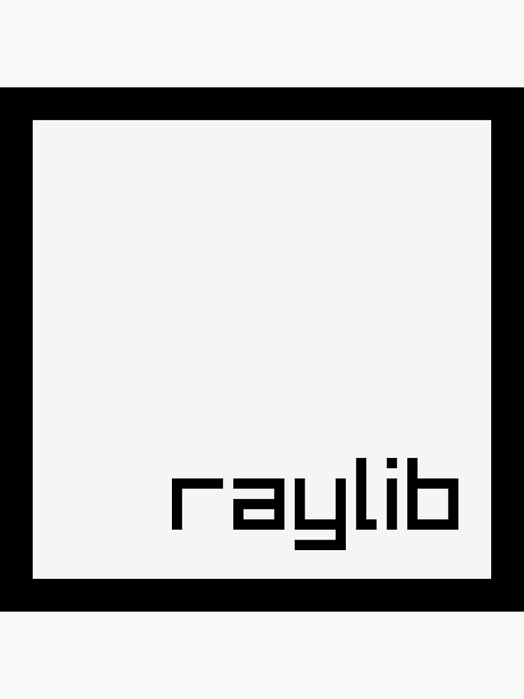 Thumbnail 3 of 3, Sticker, raylib - merch! designed and sold by raysan.
