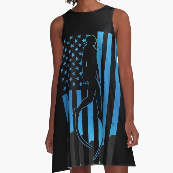 Item preview, Freediving American Flag - One Breath Freediving designed and sold by cotros.