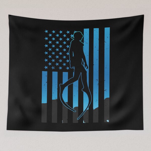 Item preview, Freediving American Flag - One Breath Freediving designed and sold by cotros.