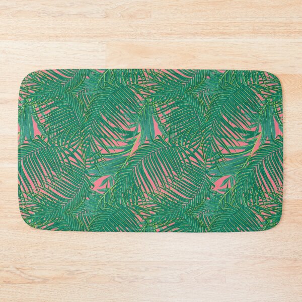 Item preview, Tropical pattern with yellow and green exotic foliage designed and sold by ANAKOTO.