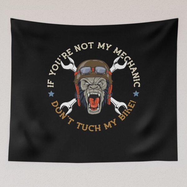 Item preview, Biker Mechanic Don't tuch my bike Motorcyclist designed and sold by FalkDania.