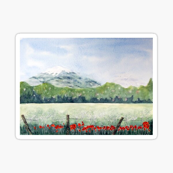 View, Lomond Hills Sticker