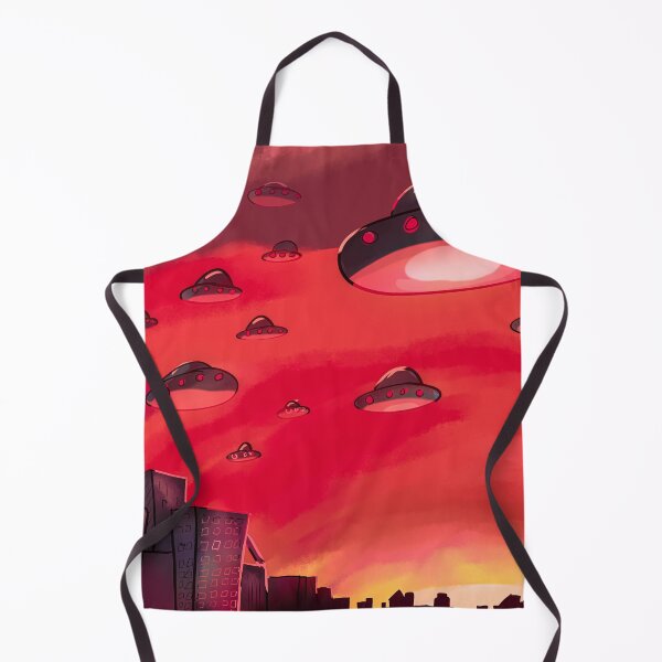 Item preview, Alien Invasion Sunset Print designed and sold by Lucie Jamais.