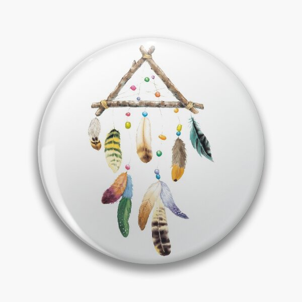 Item preview, watercolor dreamcatcher Triangle designed and sold by FineartLab.