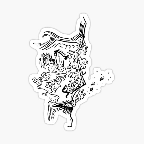 Rivers & Forest Sticker