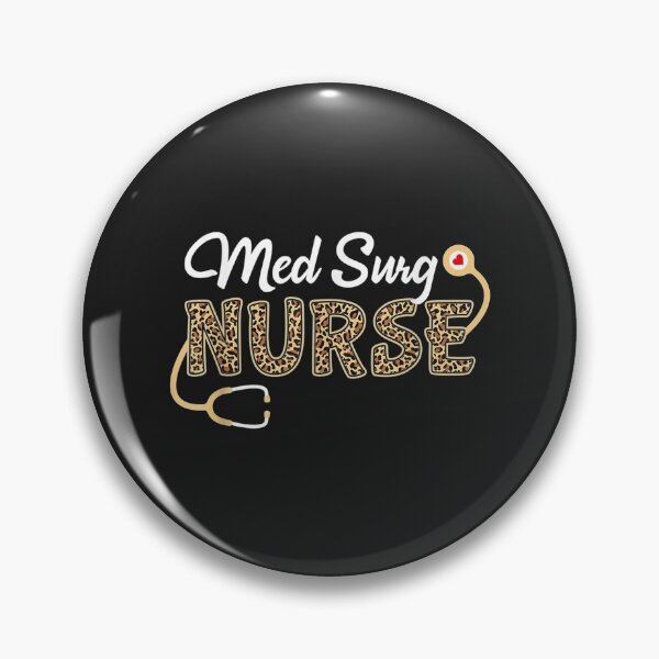 Item preview, Med Surg Nurse Leopard Print Stethoscope Heart Nursing TShirt132 designed and sold by pennyzella.