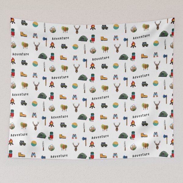 Item preview, 13 sets of camping adventure sticker packs designed and sold by vashumaso.