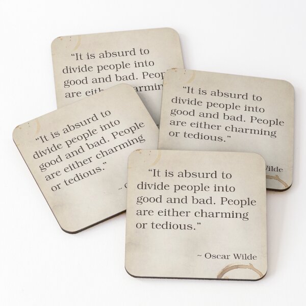 Item preview, Oscar Wilde Author Writer Quote Inspirational Saying Poem Passion Life Happiness designed and sold by OnHeathAndMoor.