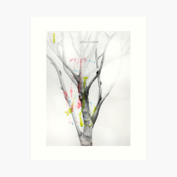 Trees & Humans Art Print