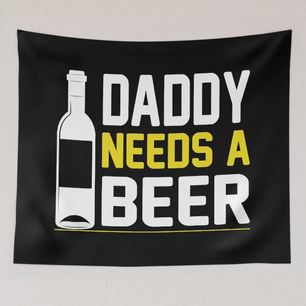 Item preview, Dad and Fathers Day - DADDY NEEDS A BEER designed and sold by KHAOTICSHOP.