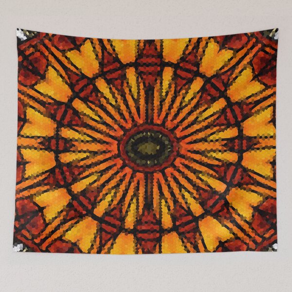 Item preview, Stained Glass Rays Turned Into a Mosaic designed and sold by Geoff Treagus.