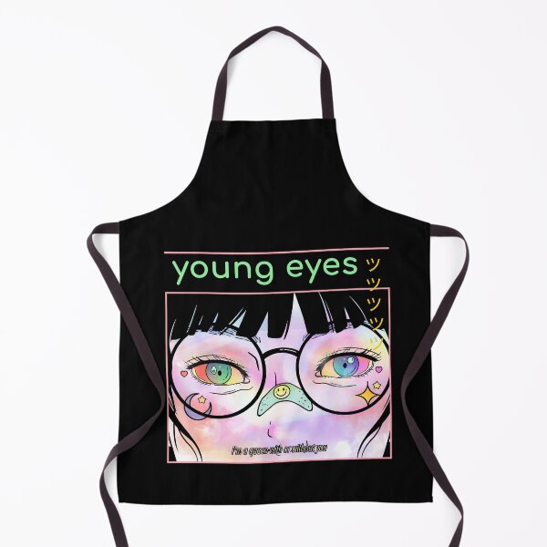 Item preview, Nerdy aesthetic moon eyes designed and sold by Hoetoons.