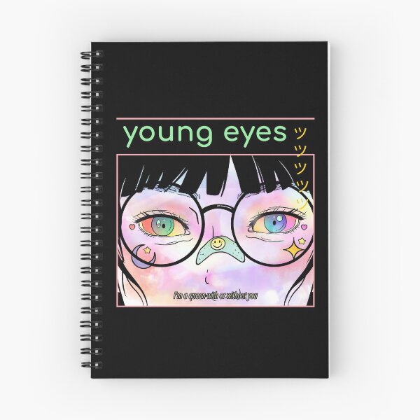 Item preview, Nerdy aesthetic moon eyes designed and sold by Hoetoons.