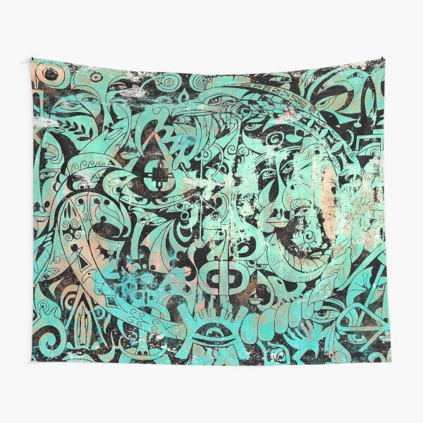 The Green Gladiator - Ancient Romans - Large Wall Art Tapestry