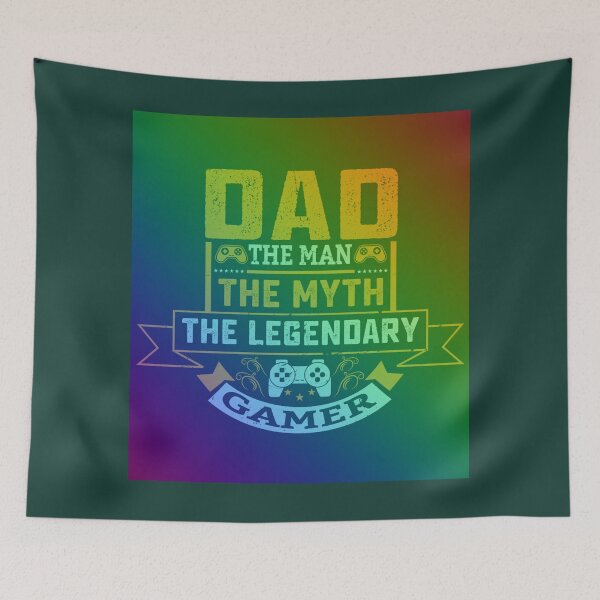Item preview, Dad myth gamer legend designed and sold by Delicarte.