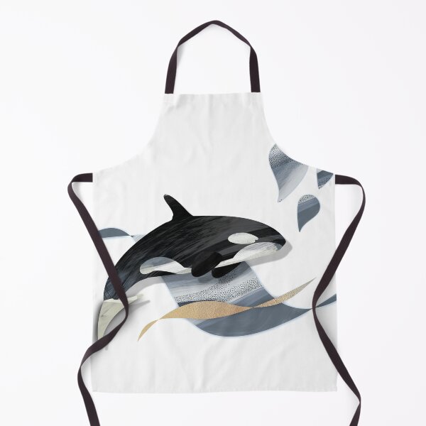 Artikelvorschau, Realistische Orca-Wal-Seestück-Aquarellillustration - Caroline Laursen Original entworfen und verkauft von Caroline Laursen.
