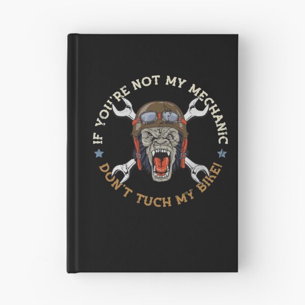 Item preview, Motorbike biker Don't tuch my bike Motorcyclist designed and sold by FalkDania.
