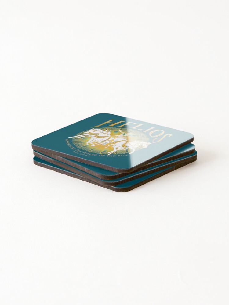 Thumbnail 4 of 5, Coasters (Set of 4), Helios designed and sold by DuoLineGraphics.